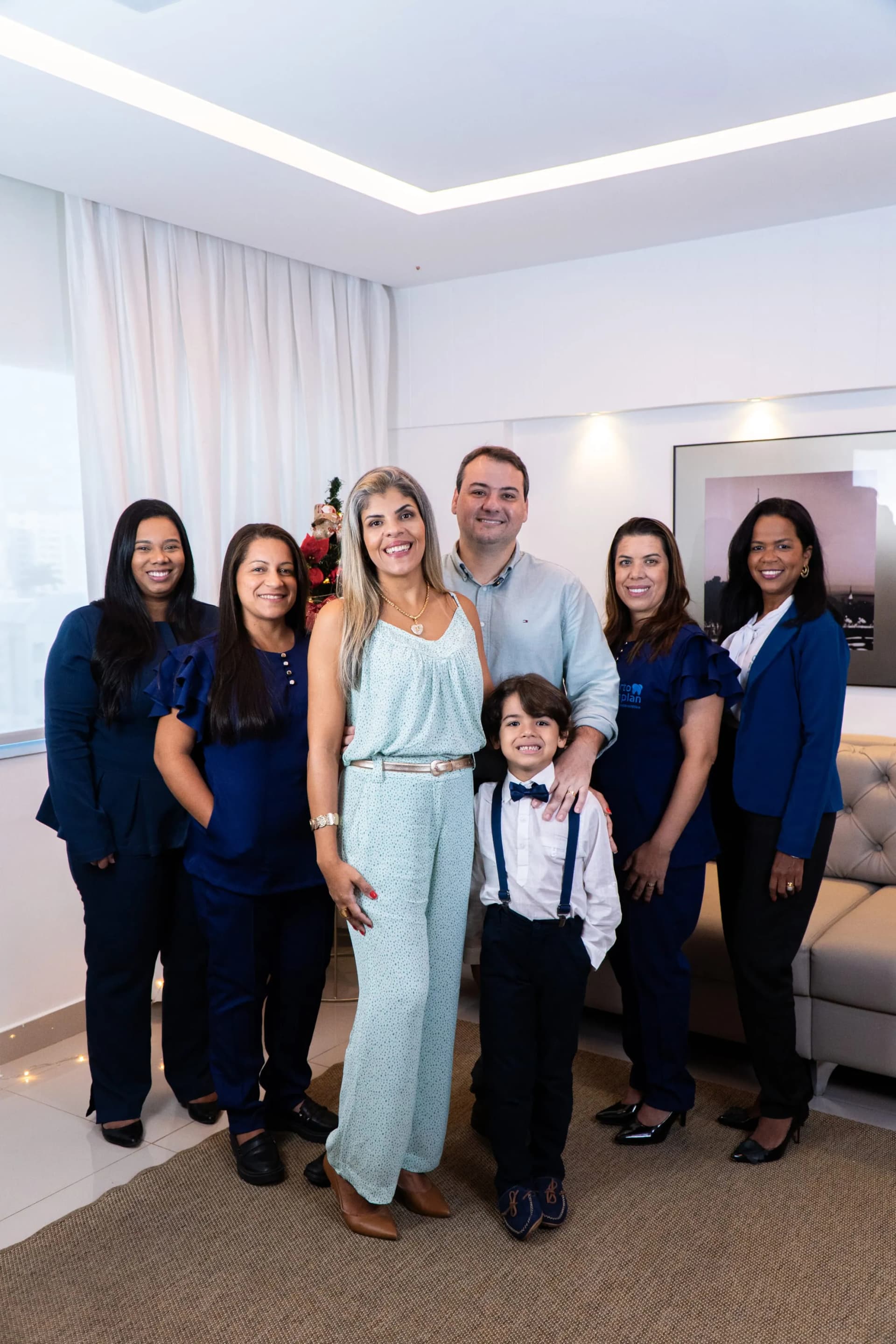 Equipe Orto Implan: Dr. Rogério, família e equipe completa